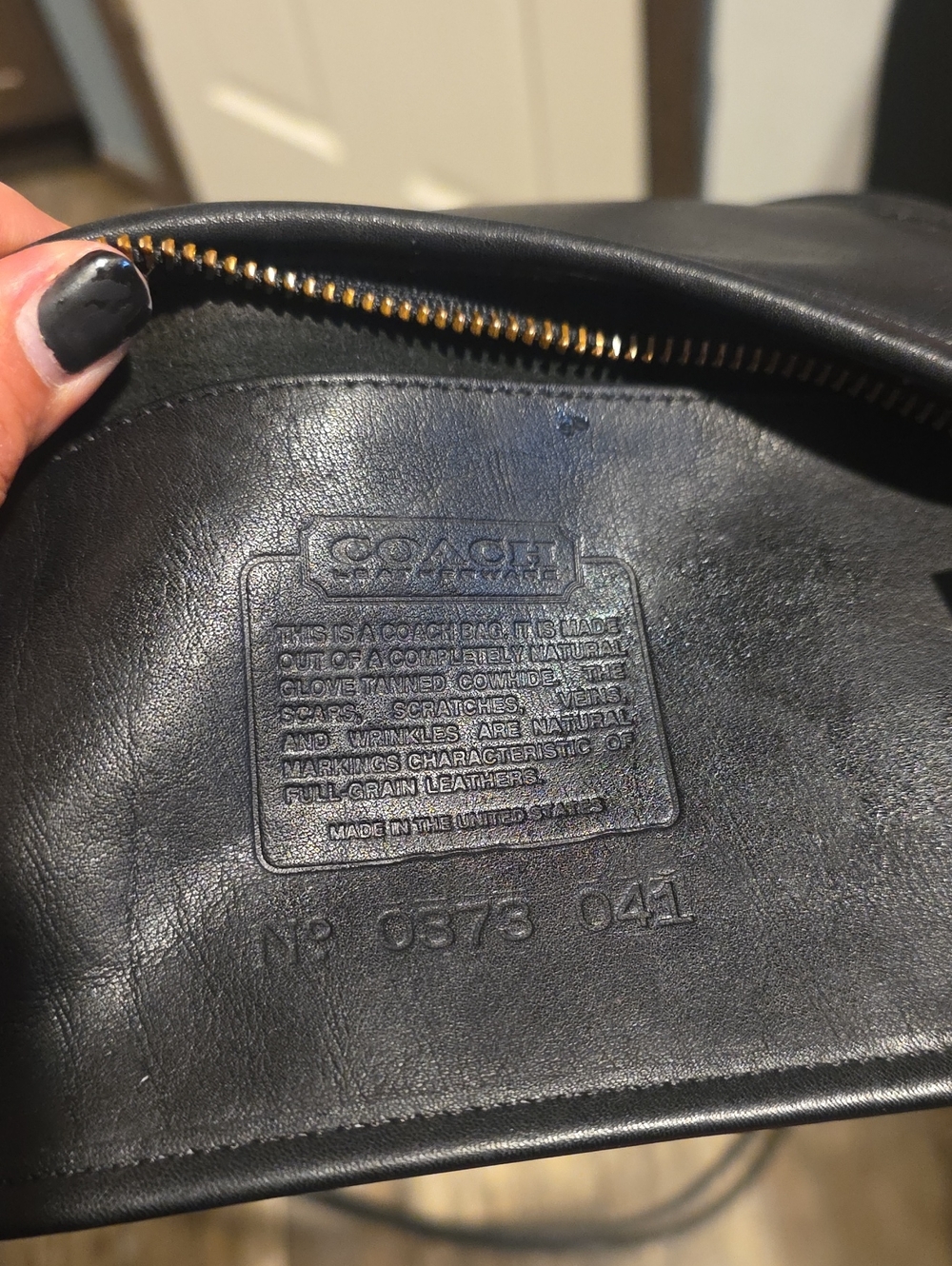 Coach vintage Swinger bag, classic half-moon shape and Double Strap - Picture 5 of 10